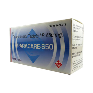 Paracare 650mg Tablet