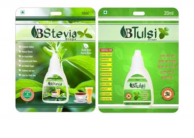 Livebasil Combo Pack Of Stevia Drop 10ml And Tulsi Drop 20ml