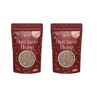 Health Horizons Chilli Garlic Roasted Hemp Seeds (100gm Each)