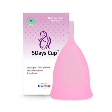 5DaysCup Reusable Menstrual Cup Medium Pink