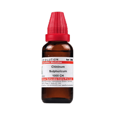 Dr Willmar Schwabe India Chininum Sulphuricum Dilution 1000 CH