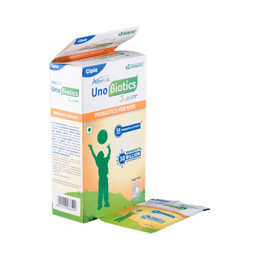 Activkids UnoBiotics Junior Probiotics Sachet For Kids' Gut Health | Sugar Free Sugar Free