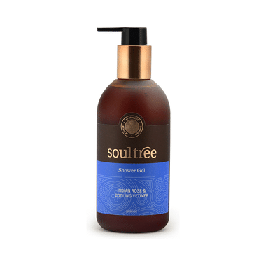 Soul Tree Indian Rose And Cooling Vetiver Shower Gel