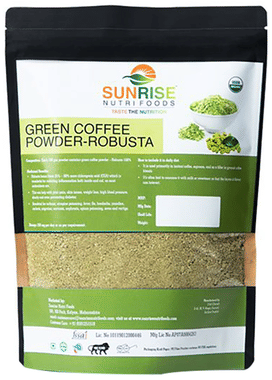 Sunrise Nutri Foods Green Coffee Powder Robusta Sunrise Nutri Foods Green Coffee Powder Robusta