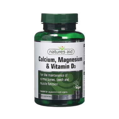 Natures Aid Calcium, Magnesium & Vitamin D3 Tablet