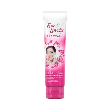 Fair & Lovely Instant Glow Face Wash With Fairness Multivitamins