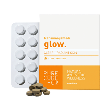 Pure Cure +Co Mahamanjishtadi Glow Tablet