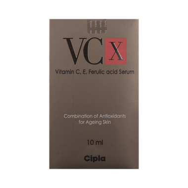 Vcx Vitamin C, E & Ferulic Acid Serum | Antioxidant Face Care Product For Ageing Skin, Dull Skin