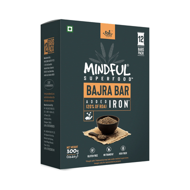 Eat Anytime Mindful Superfood Bar (25gm Each) Bajra