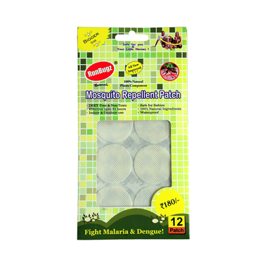 Runbugz Mosquito Repellent Patch White