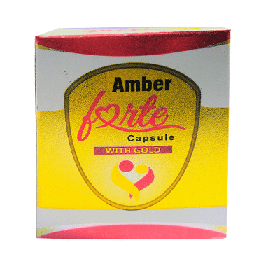 Amber Forte Capsule With Gold