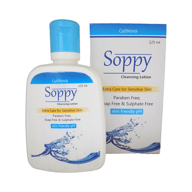 Soppy Cleansing Lotion For Sensitive Skin