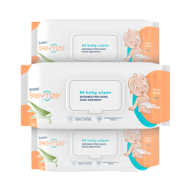 Babytize Baby Wipes (80 Each)
