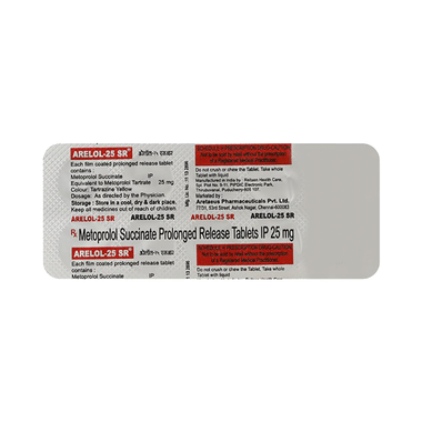 Arelol 25mg Tablet SR