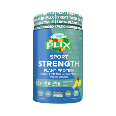 Plix Super Strength Plant Protein Powder Vanilla Banana