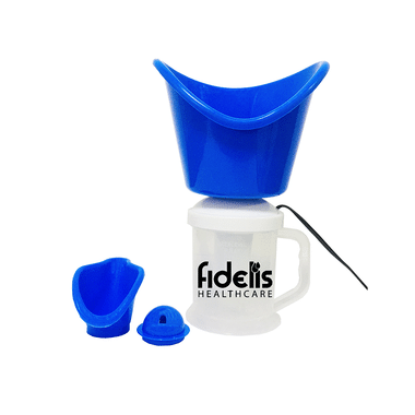 Fidelis Healthcare 3 In 1 Plastic Steam Vaporizer Blue