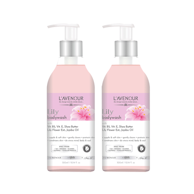 L'avenour Lily Body Wash (300ml Each)