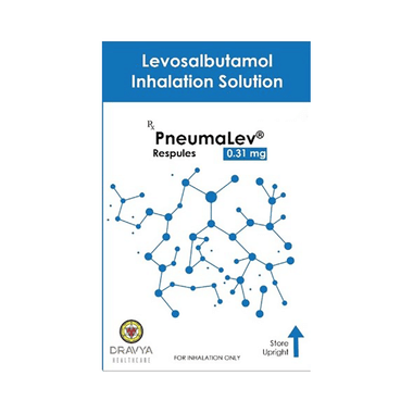 Pneumalev 0.31mg Respules (2.5ml Each)