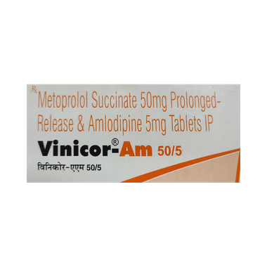 Vinicor-AM 50/5 Tablet PR