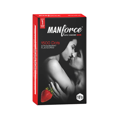 Manforce Wild Condom | Flavour Strawberry