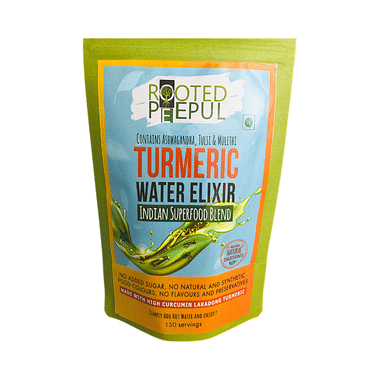 Rooted Peepul Turmeric Water Elixir Indian Superfood Blend