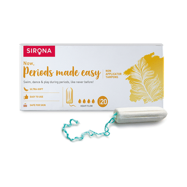 Sirona Now Periods Made Easy Premium Digital Tampons Super