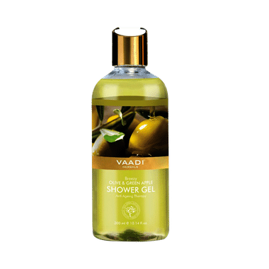 Vaadi Herbals Breezy Olive & Green Apple Shower Gel