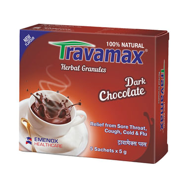 Travamax Herbal Granules Sachet (5gm Each) Dark Chocolate