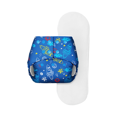 Basic Pocket Diaper With Dry Feel Pad Free Size Space
