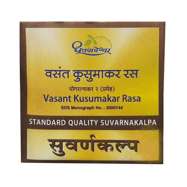 Dhootapapeshwar Vasant Kusumakar Ras Standard Quality Suvarnakalpa Tablet