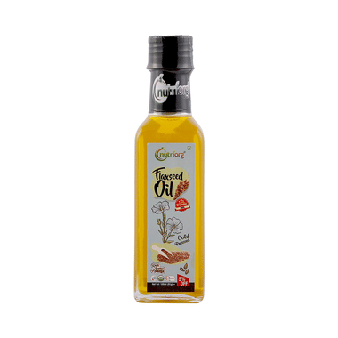 Nutriorg Certified Organic Flaxseed Cold Pressed Oil
