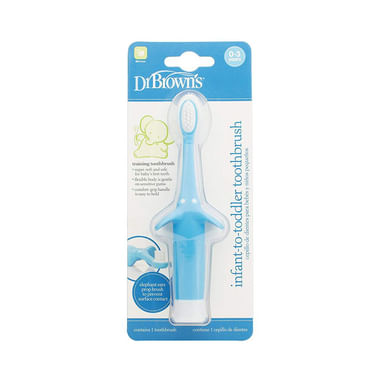 Dr Brown's  Infant-to-Toddler Toothbrush Blue