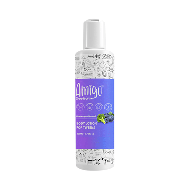 Amigo Blueberry And Broccoli Body Lotion For Tweens