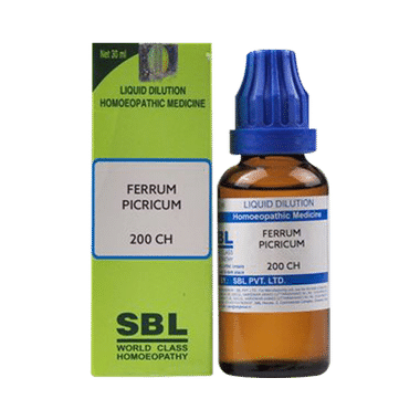 SBL Ferrum Picricum Dilution 200 CH