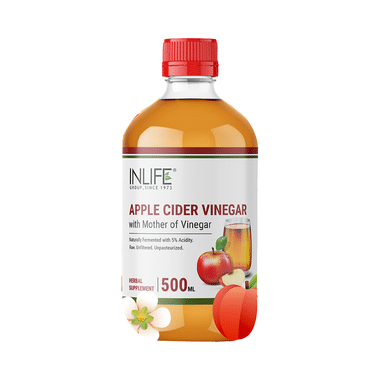 Inlife Apple Cider Vinegar ACV With Acidity 5% | With Mother Vinegar
