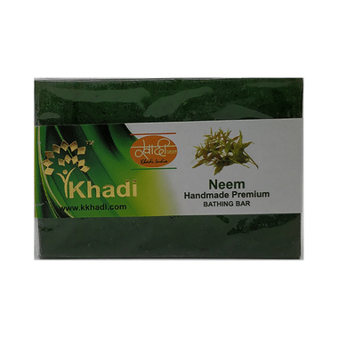 Khadi India Neem Handmade Premium Bathing Bar