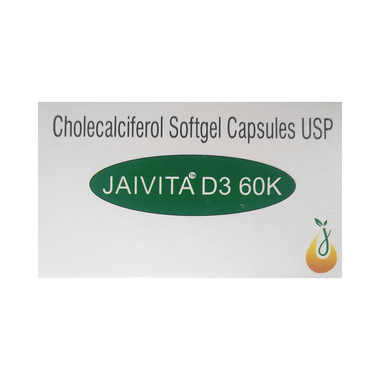 Jaivita D3 60K Softgel Capsule