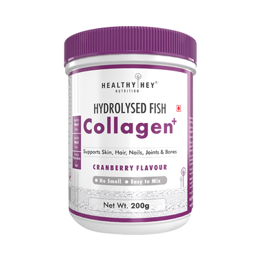 HealthyHey Nutrition Hydrolysed Fish Collagen+ Cranberry