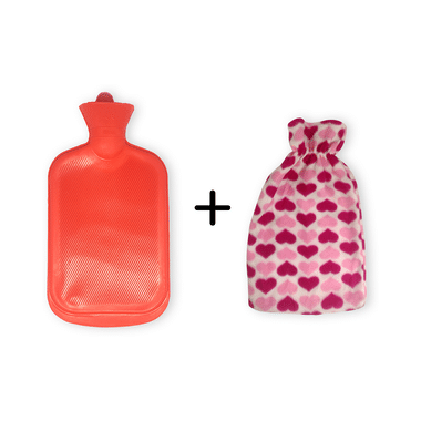 Sahyog Wellness Red Hot Water Bottle/Bag With Cover-Cover Color May Vary