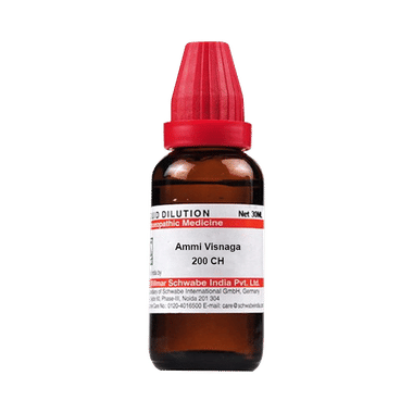 Dr Willmar Schwabe India Ammi Visnaga Dilution 200 CH