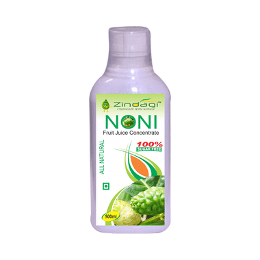 Zindagi 100% Sugar Free Noni Fruit Juice Concentrate (Buy 4 Get 1 Free - 500 ml Each)