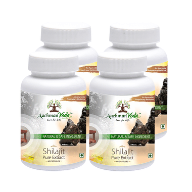 Aachman Veda Shilajit Pure Extract Capsule (60 Each)