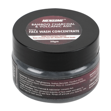 Mensome Bamboo Charcoal & Volcanic Ash Natural Face Wash Concentrate