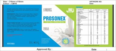 Prosonex Total Protein Powder Vanilla