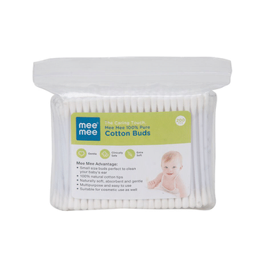 Mee Mee 100% Pure Cotton Buds White