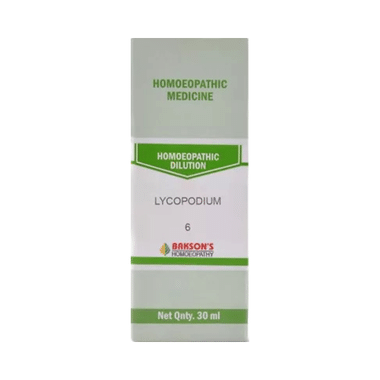 Bakson's Homeopathy Lycopodium Dilution 6 CH