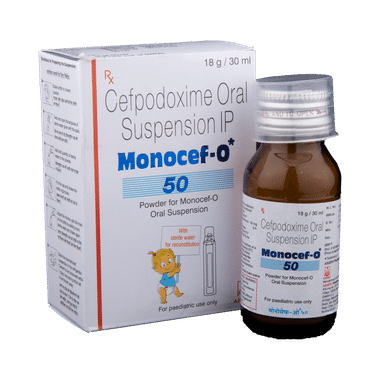 Monocef-O 50 Oral Suspension