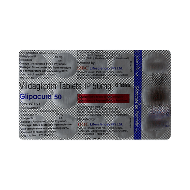Glipacure 50mg Tablet