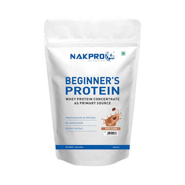 Nakpro Nutrition Beginner's Protein Whey Protein Concentrate (1kg Each) Coffee