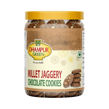 Dhampur Green Millet Jaggery Chocolate Cookie